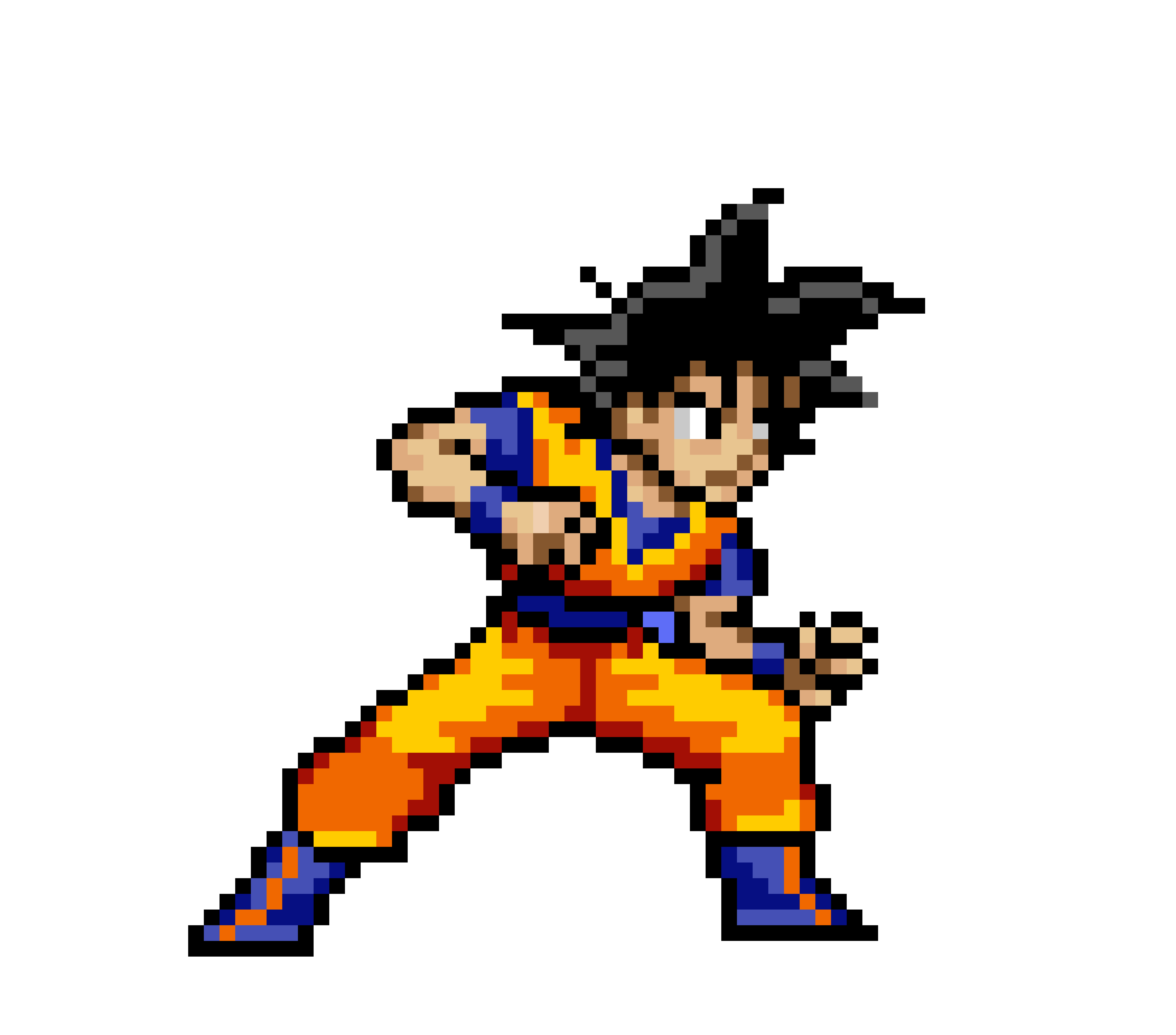 Dragon Ball Z-Goku Sprite-By Thunder The Dangerous Noise 