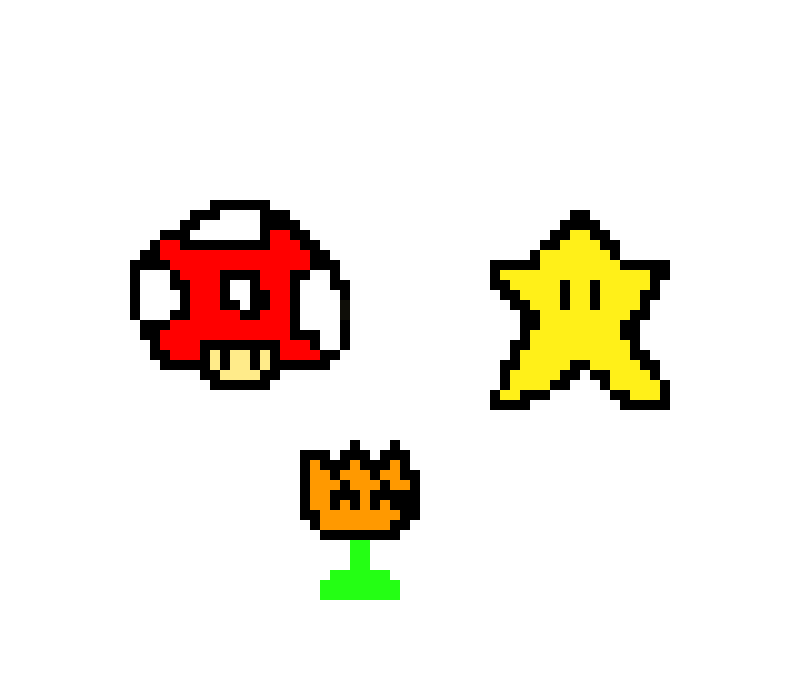 [9664c4] mario power ups