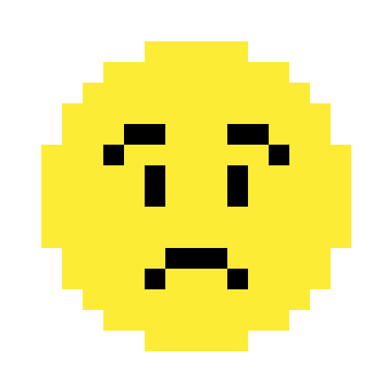 [9664c4] unhappy emoji