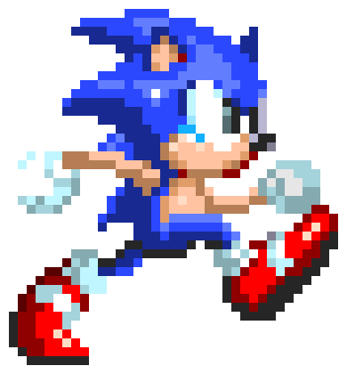 Sonic 3 Mania Style Running Sprite (WIP)