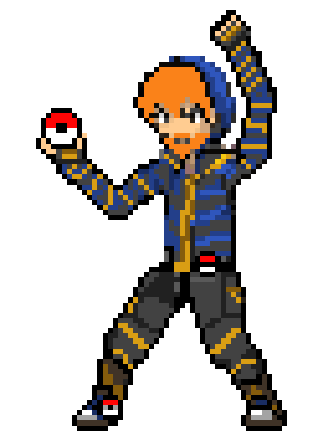 [98aae3] pokemon trainer sprite