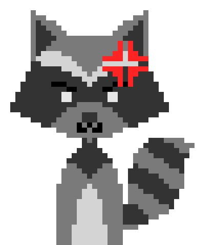 [715129] Raccoonexplosion mouth closed