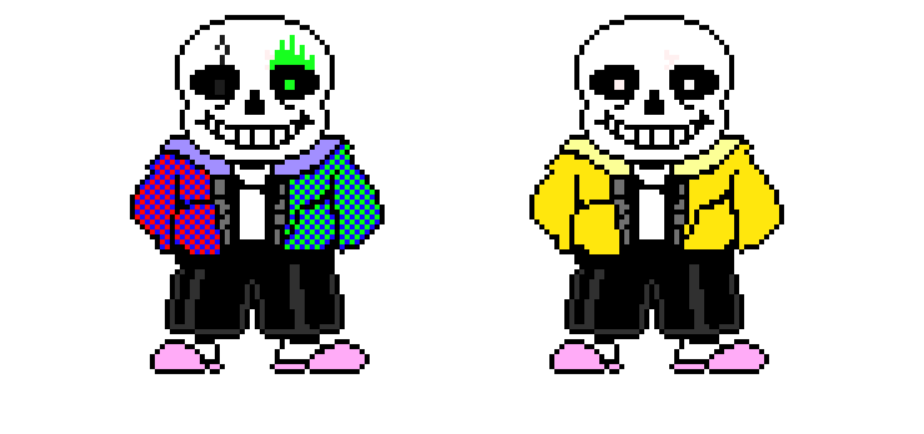 [9cdf27] GANGSTER DEATH SANS and RICHIE SANS