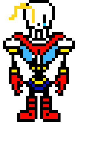 [9664c4] UnderTale - disblef Papyrus (Overworld Sprite) (KamuiSenketsu)