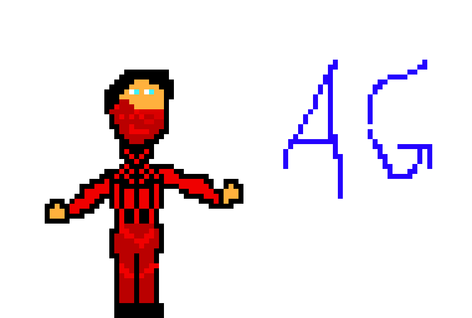 [9664c4] Pixel Art Bad Guy