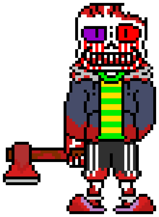 Wait Terror's axe is sharp as heck