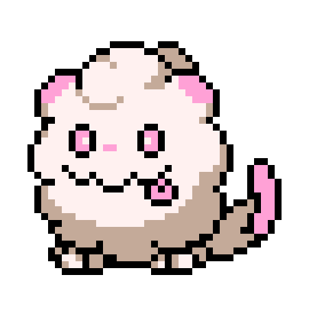 [09cba1] Swirlix Pokemon Pattern