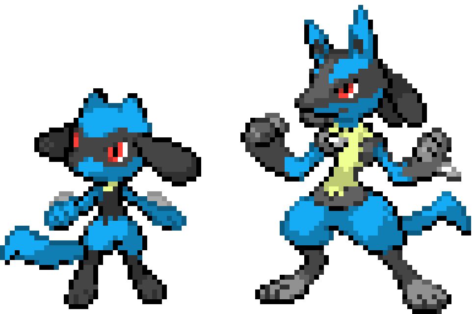 Riolu and Lucario Evolution