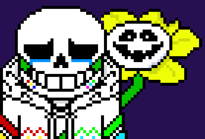 [00fc8a] *Terror's soul turns blue and Multi throws him against a wall, breaking some of his bones*