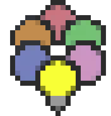 [494a88] Archapelago OneShot logo With sun