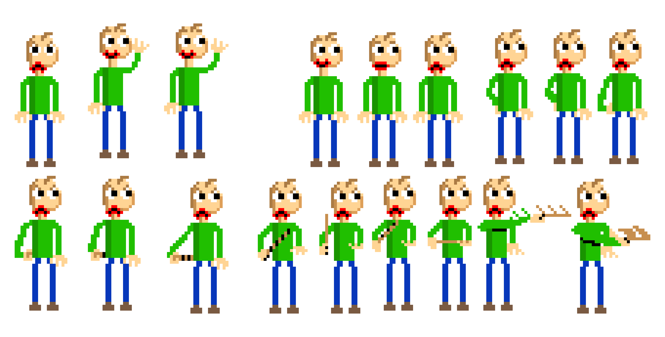 [9664c4] Baldi Sprite sheet