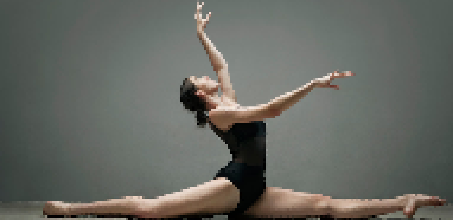 [6ee420] ballet dancer in a split