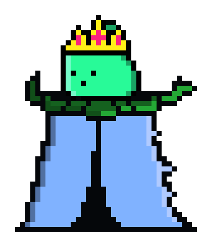 [ce5a51] Slime KING (walk left sprite)