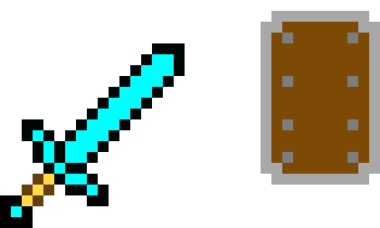 [016387] Diamond sword & Shild