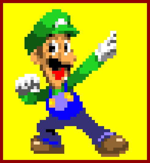 [64e89a] pixel luigi