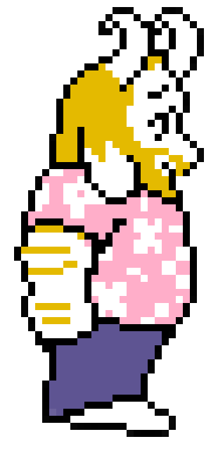 [9afd85] Asgore pink sprite R3 fix new