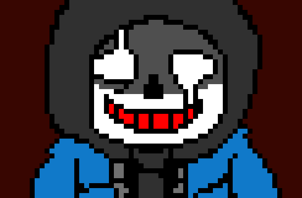 [53a360] the au is slowly being deleted out of existence then walks to the portal and goes in -