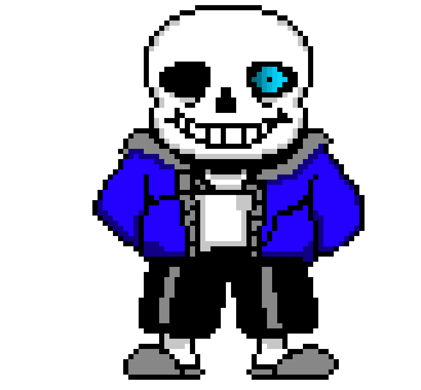 sans (glowing eye)