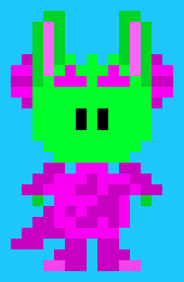 [b7800d] bunny blu the green dragon