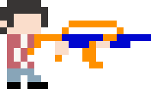 [950e05] -Nerf Guns Moko x2-