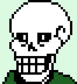 frisk i dare you to make a sprite of me, if you are able to make a sprite of me i am gonna talk to you if you are not able however then just fuck off.