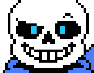 [b9de0d] *uses le epic blue bone attack* - (underswap) Sans The  skeleton