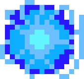 [34cdb1] blue fire ball