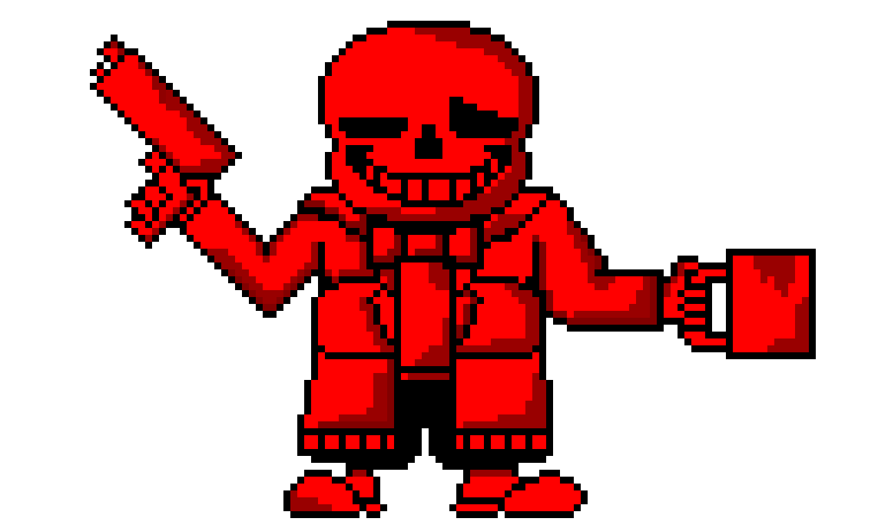[a34bee] Sans Sprite bullet hell sans