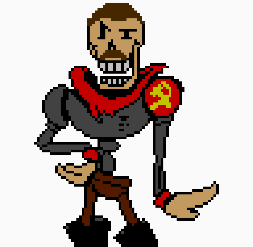 Undertale AU Papyrus Stalin V2