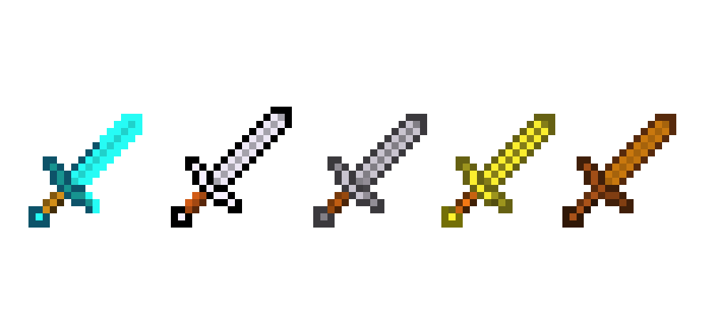 [9664c4] minecraft swords