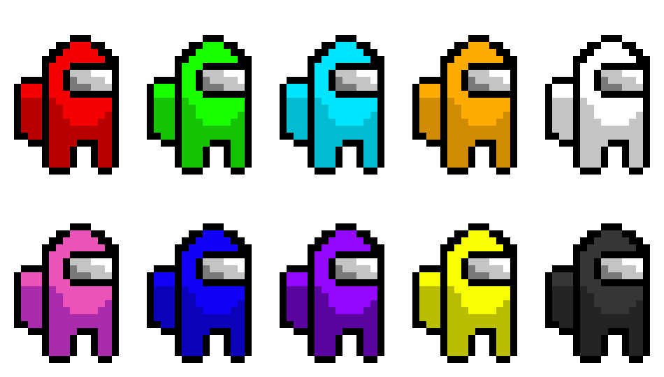 [f10b05] 8 Among Us sprites.