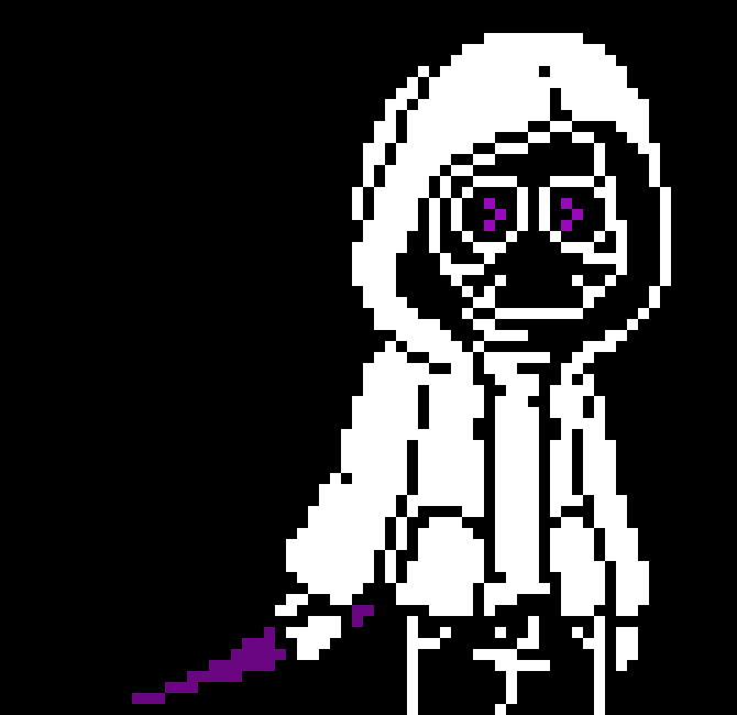 [d0ac6b] -his voice takes on a cracked tone- "tImE tO aDd YoU tO tHe LiSt ThEn..." -points to DST's character-