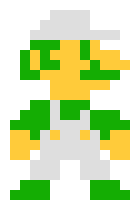 [b31a3f] Luigi Pixel Art