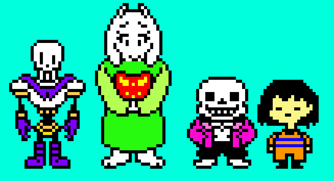 [9664c4] Undertale Characters Alt.