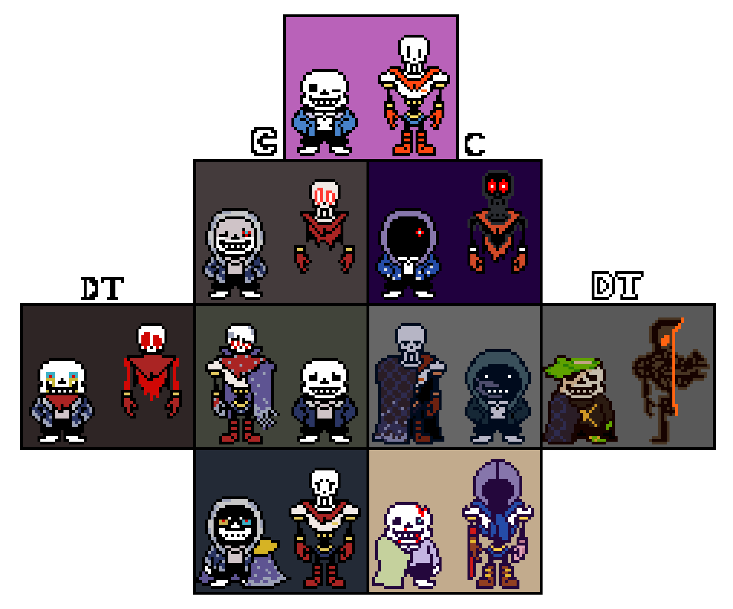 official & "headcanon" dusttale (+ swap(s))