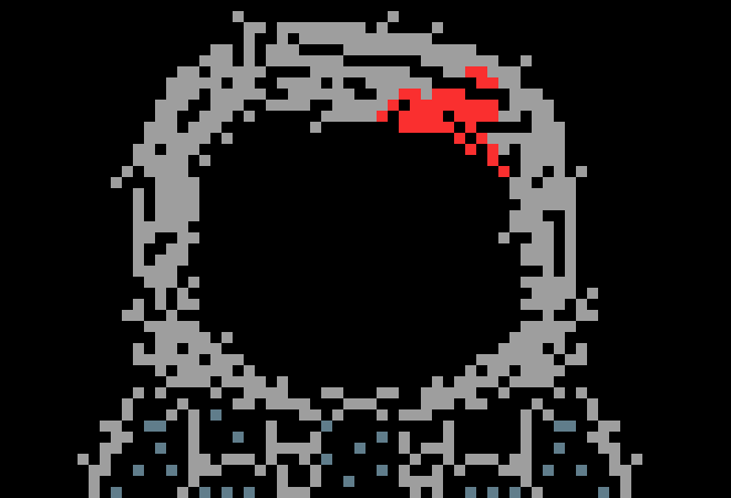 [95be89] -He glitches and text appearing saying "I won`t let you~", appears-