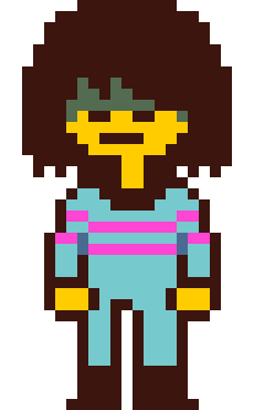 [dffae6] Frisk but uh Kris idfk