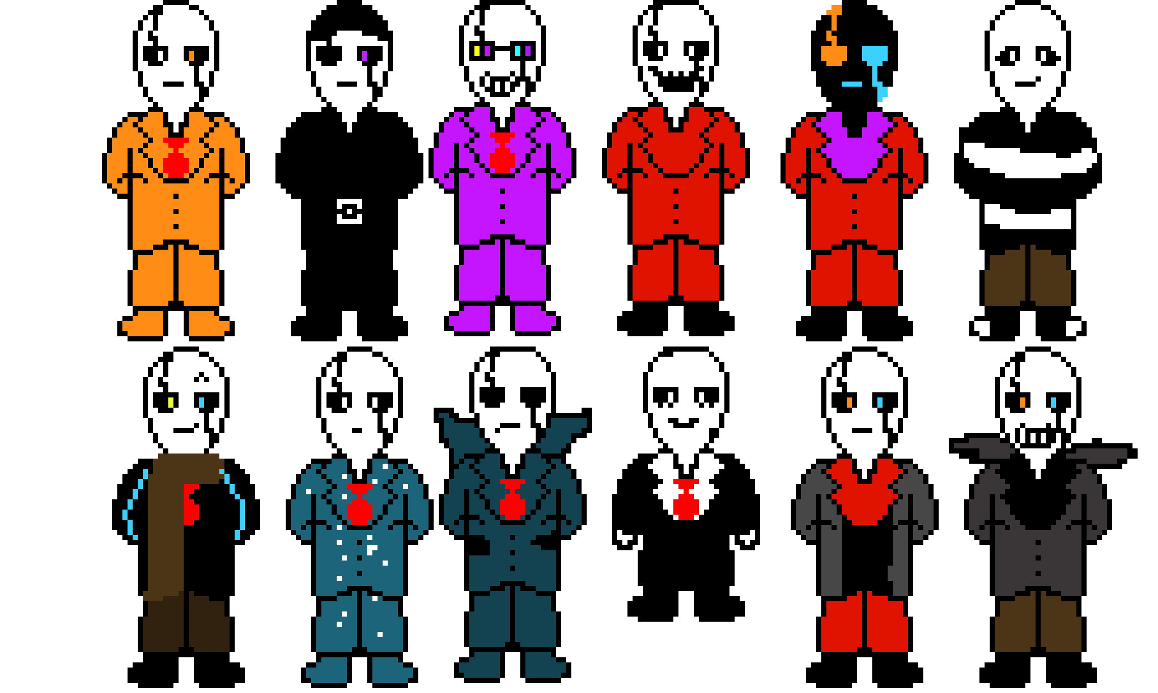 many gaster aus