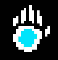 [54b5be] Gaster Hand (Cyan)