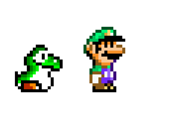 baby yoshi and luigi