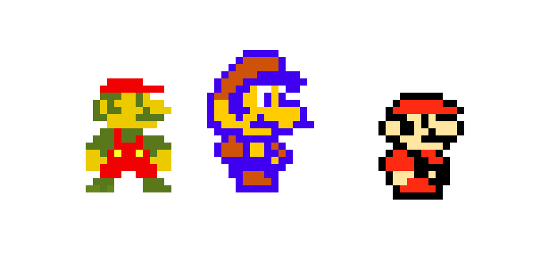 [9664c4] Evolution of small Mario on the NES