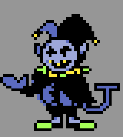 [db17e5] Jevil - Why am I covered in slime what`s happening.