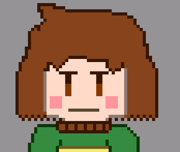 [b9de0d] rainbow haired person. stop jumping. - Chara