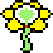 [9664c4] Moontale Flowey (Back)