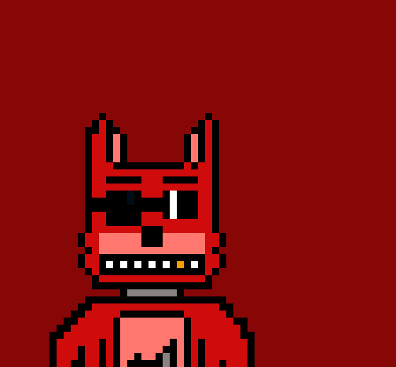 [b9de0d] *foxy would peek out of his cove* - foxy the pirate
