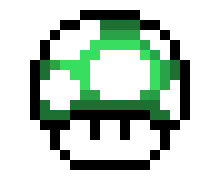 [9664c4] Super Mario World: 1-UP Mushroom