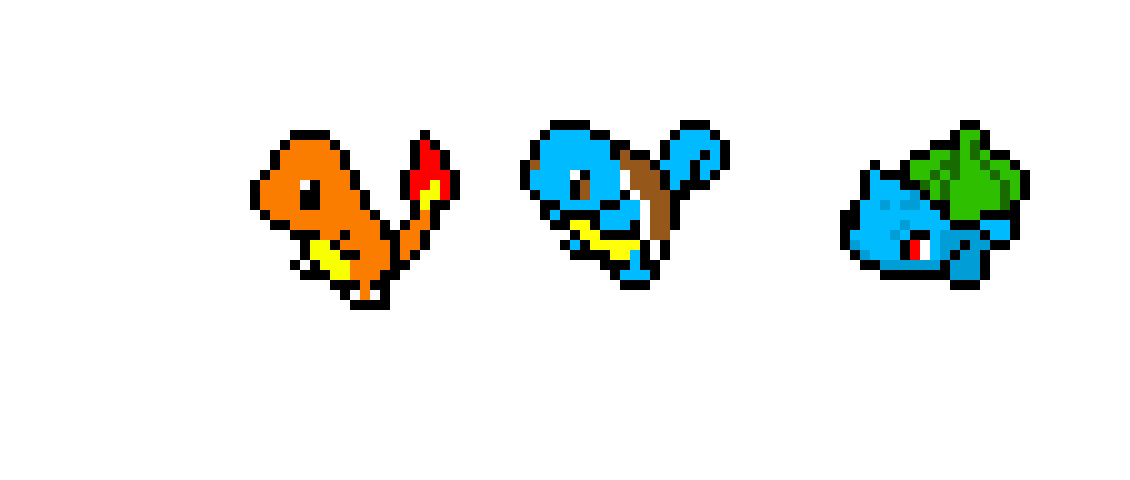 kanto starters