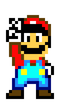 [9664c4] Mario Pixel Art