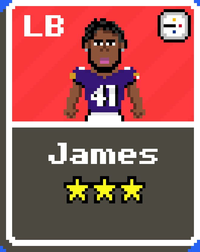 [e75a9c] DeMarcus James Ravens Card
