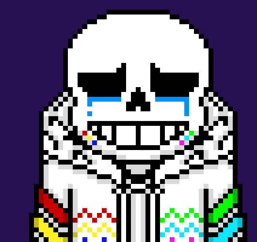 [0ae1f1] *tries to summon a blaster but can't* i-i can't use magic anymore *his breathing gets faster*